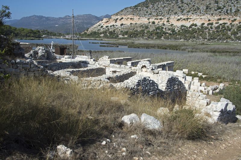 The ancient harbour area of Andriake