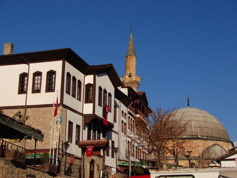 White Ottoman timber houses in Beypazarı