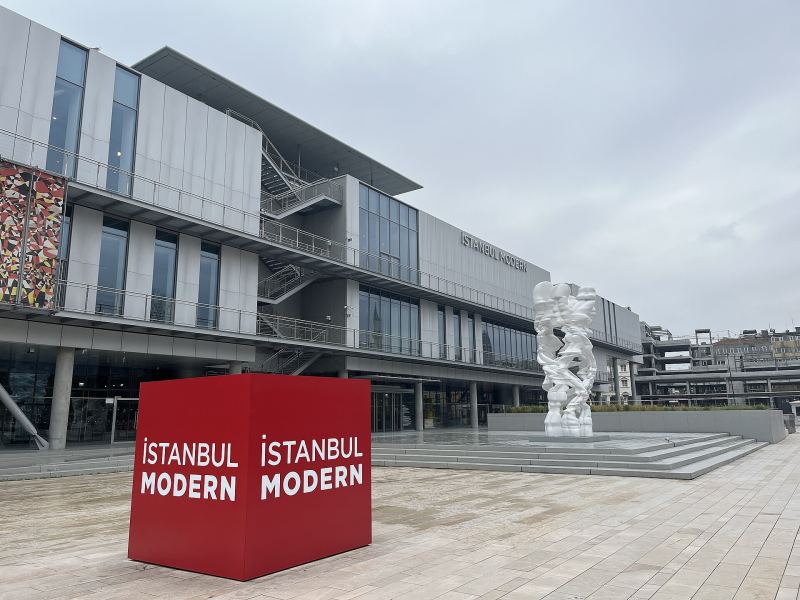 The Istanbul Modern building on the Karaköy waterfront