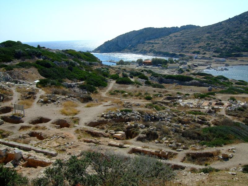 Die antiken Häfen von Knidos an der Spitze der Halbinsel Datça
