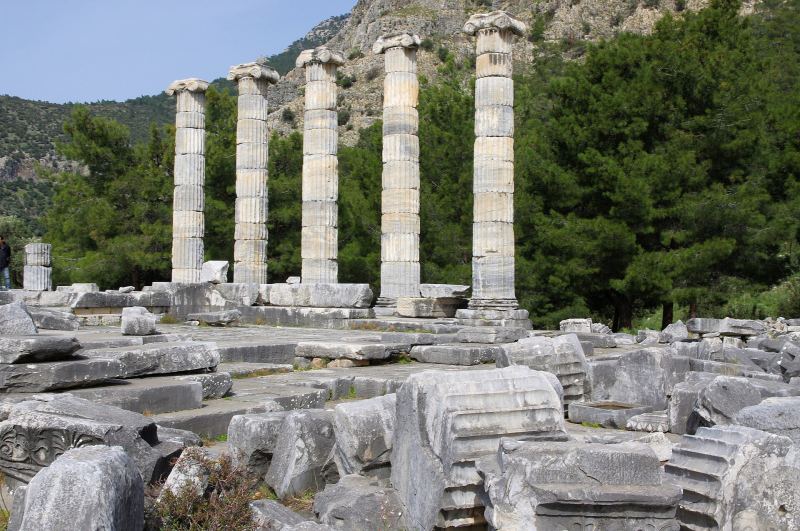 Standing columns of the Temple of Athena at Priene